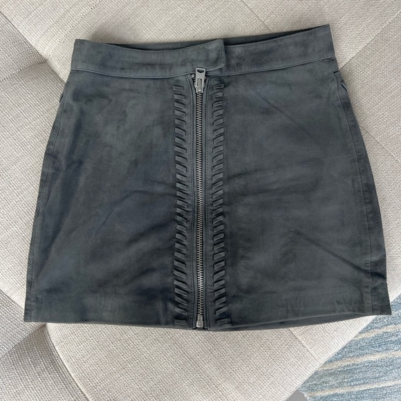 All Saints Suede Skirt Size US 4 - Picture 6 of 6
